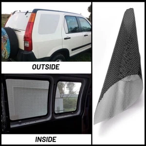 One-Way Perforated Vinyl Privacy Car/Home Window Film Adhesive Glass Wrap Roll - Picture 1 of 12