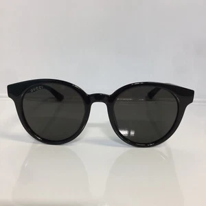 Nuevas en caja Gafas de sol Gucci GG0638SK 002 negras redondas de plástico para mujer - Imagen 1 de 6