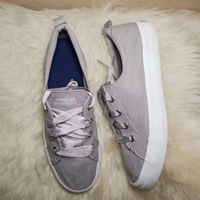 Sperry Crest Vibe Satin Lace sneakers on lavender  - Image 1 of 4