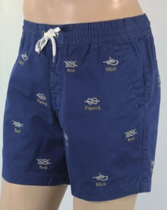 Polo Ralph Lauren Navy Classic Fit Chino Shorts Nautical Knots NWT - Picture 1 of 1