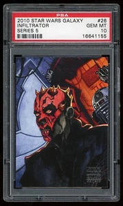 2010 Topps Star Wars Galaxy Series 5 #26 Infiltrator PSA 10 - Picture 1 of 2