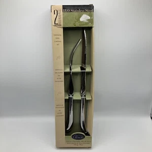 Gibson Colonade 2 Pc Carving Set Knife Fork Stainless Steel - Picture 1 of 5