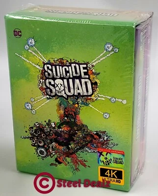 SUICIDE SQUAD [4K UHD + 3D + 2D] Blu-ray STEELBOOK SET [FILMARENA] HARDBOX Foto 1 de 4