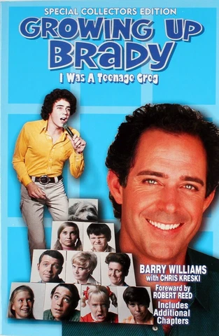 BARRY WILLIAMS DIRECT! "GROWING UP BRADY" BOOK SIGNED TO YOU! * THE BRADY BUNCH Cover