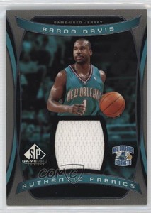 2004-05 SP Game Used Authentic Fabrics Baron Davis #AF-BD