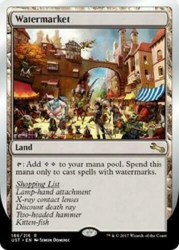Magic: The Gathering - 3x Watermarket - 166/216 - Rare - NM/M - New - Image 1 of 1