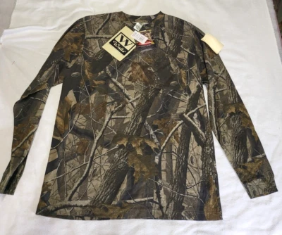 RealTree HeartWood High-Def Multi Terrain Camo Long Sleeve Shirt Mens Medium NWT - Image 1 of 4