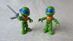 Two Viacom Slightly Articulated Tiny Teenage Mutant Ninja Turtles - Picture 1 of 10