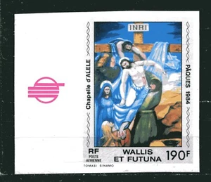 WALLIS AND FUTUNA 1984, EASTER: "DESCENT FROM CROSS", Sc C132, IMPERFORATE, MNH - Picture 1 of 1