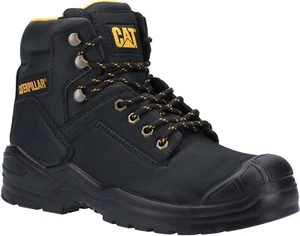Caterpillar Cat Striver Mid S3 Herren Leder Stoßkappe Stahl Zehenpartie Sicherheitsstiefel - Bild 1 von 4