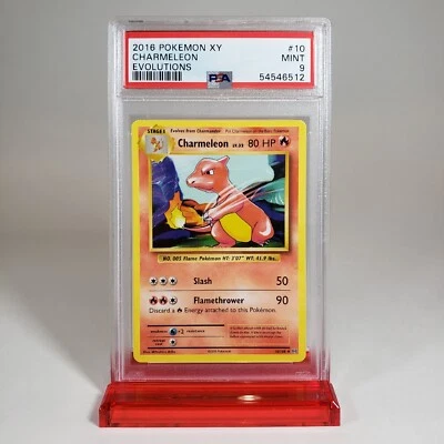 PSA 9 MINT POKEMON 2016 XY EVOLUTIONS CHARMELEON #10 NON HOLO 🔥🔥 - Image 1 of 3