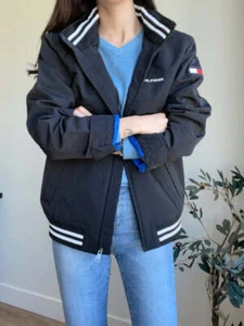 Tommy Hilfiger Men's Regatta Jacket Deep Black 7858429 012 - Picture 1 of 12