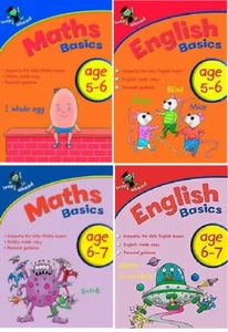 NEW x 4 Leap Ahead age 5 6 7 MATHS ENGLISH age 5-6 & 6-7 - Foto 1 di 1