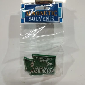 State Souvenir Magnet Washington Kühlschrank Kühlschrank staatlich geformter Aufbewahrungsbeutel - Bild 1 von 2