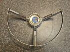 1963 1964? Ford Galaxie 500 Steering Wheel Horn Ring With Button OEM 500 Emblem