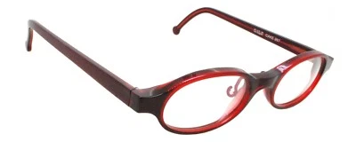 New Authentic l.a.Eyeworks CAKE 267 90s Vintage Red Plastic Eyeglasses Frames - Image 1 of 4