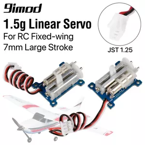 GS-1502 Micro Linear Servo JST Plug Steering Gear for RC Airplane Fixed-wing - Picture 1 of 14