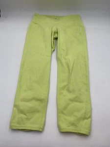 ATHLETA Size S Lime Decorated Girls Capri - Picture 1 of 12