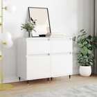 Sideboards 2 pcs White 40x35x70  Engineered Wood T4A0