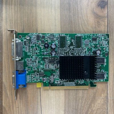 ATI Radeon 109-A33400-00 Video Computer Graphics Card Green VGA DVI PCI Express - Image 1 of 4