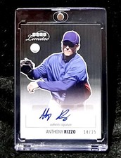 2011 Just Limited 14/25 Anthony Rizzo Black Rookie Signatures Autographed