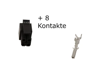 MOLEX 2 Stück Microfit3.0 & 8 Stück Crimpkontakte PIN: 2 43025-0400