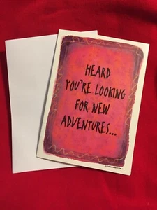 Tarjeta de felicitación traviesa humor divertido parejas sarcásticas broma de amor de colección - Imagen 1 de 2