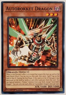 Autorokket Dragon Yugioh Monster Card The Best Online Deal - Image 1 of 2
