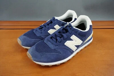 New Balance 996 Zapatos Mujer 7 Azul Gamuza Con Cordones Parte Superior Baja Tenis Informales Foto 1 de 4