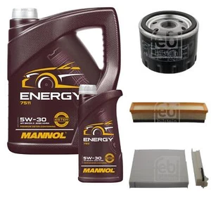 FEBI BILSTEIN Inspektionspaket 6L MANNOL Energy 5W-30 für Dacia Sandero - Imagen 1 de 6