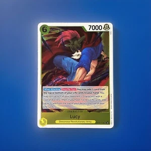 One Piece - Lucy (lámina rara) (OP07-112) 500 años en el futuro casi nuevo-como nuevo - Imagen 1 de 1