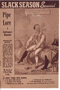 RARE Pipe Lore Magazine Wally Frank Catalog 1948 Slack Season Special Issue - Picture 1 of 3