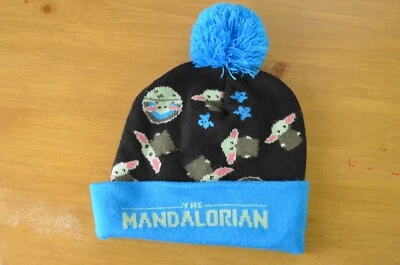 Gorro The Mandalorian Baby Yoda Niños Niños Azul Star Wars Limpio Usado Foto 1 de 4