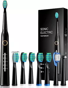 Ultraschall Zahnreinigung Set Elektrisch Zahnbürste Zahnsteinentferner Geschenk - Bild 1 von 10