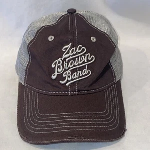 Mütze Kappe ZAC BRAUN BAND Netz abgenutzt verstellbar Southern Ground - Bild 1 von 19