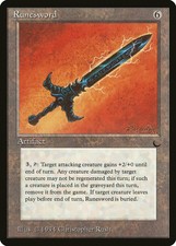 Runesword The Dark PLD Artifact Uncommon MAGIC THE GATHERING CARD ABUGames