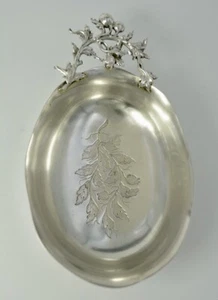 Schöner antiker französischer Sterling Silber 950/1000 Aperitif Servierer 19. Jh. - Bild 1 von 11