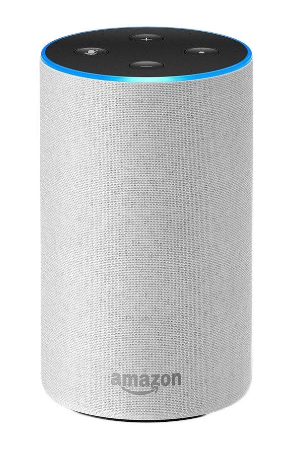 Amazon Echo (2nd Generation) Smart Assistant - Sandstone Fabric