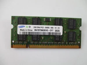 Ram Memory SO-DIMM 2 GB PC2-6400S SAMSUNG M470T5663EH3-CF7 Original #1 - Picture 1 of 1