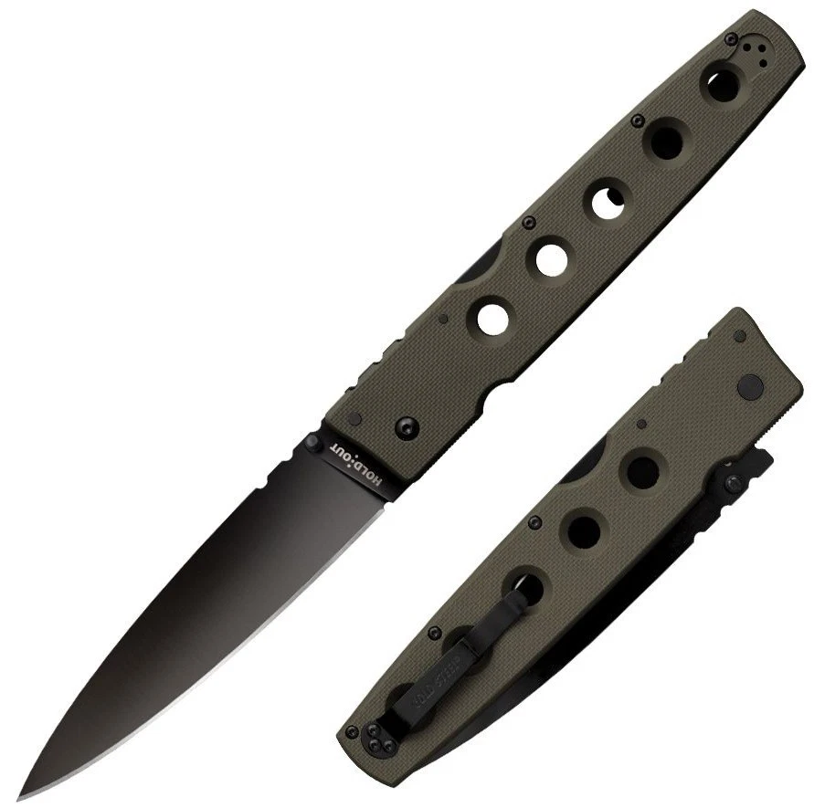Lynn Thompson Collection Hold Out I Folding Knife 6" XHP Steel Blade G10 Handle - Image 1 of 3