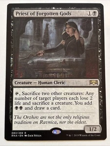 MTG Ravnica Allegiance Priest of Forgotten Gods 083/259 NM Rare - Picture 1 of 2