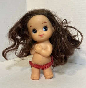 Vintage Sun Bunny Bunnies Sassy Doll Vinyl 6" Brown Hair Blue Eyes Red Bikini - Picture 1 of 8