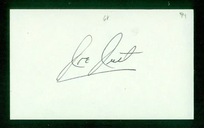 475, Joe Just, Original Signed/Autograph, Index Card, Cincinnati Reds, "1944-45" - Image 1 of 4