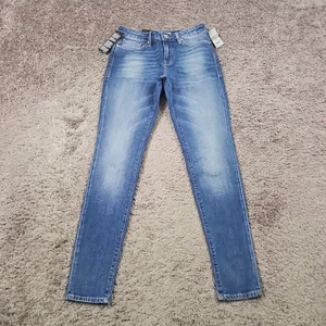 Jeans Mavi donna 27 super skinny vita bassa lavaggio scuro elasticizzato Alissa denim 26x30 - Foto 1 di 14