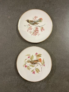 Set 2 piatti insalata vintage Debra porcellana modello uccellino 7,5" Baviera Germania - Foto 1 di 6
