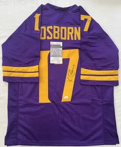 Signed Autographed Kendrick Osborn Jr. Minnesota Vikings Jersey JSA COA - Picture 1 of 9