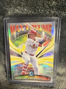 2025 Bowman Chrome Baseball #MV-6 JJ Wetherholt Max Volume - Picture 1 of 2