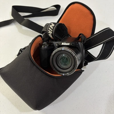 Nikon COOLPIX L330 20.2MP Digital Camera Bundle Compact 26X Optical Zoom Black - Image 1 of 4