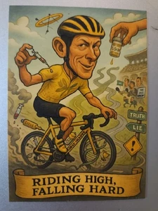 Most Shocking Caricatures In Sports - Lance Armstrong Doping Scandal - Picture 1 of 2