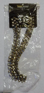 New - TRACI LYNN - Necklace & Earrings - SILVER tone / Rhinestones - Sealed - Picture 1 of 7